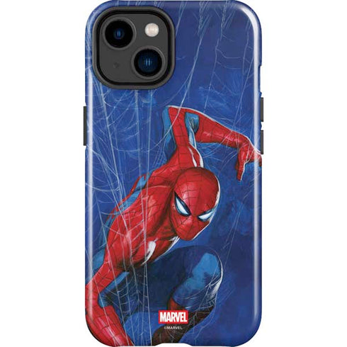 Marvel Spiderman World of Webs iPhone 15 Impact Case